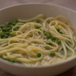 Spicy Pea And Pasta Soup