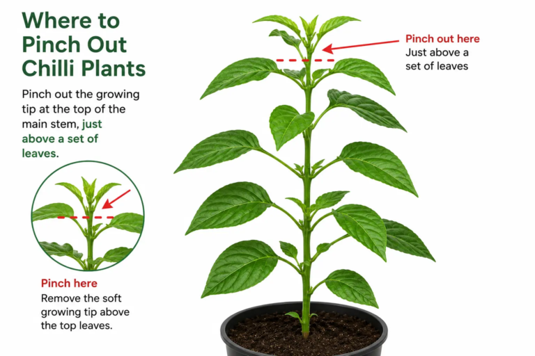 How to pinch out chilli plants